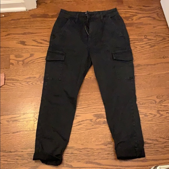 forever 21 black cargo pants